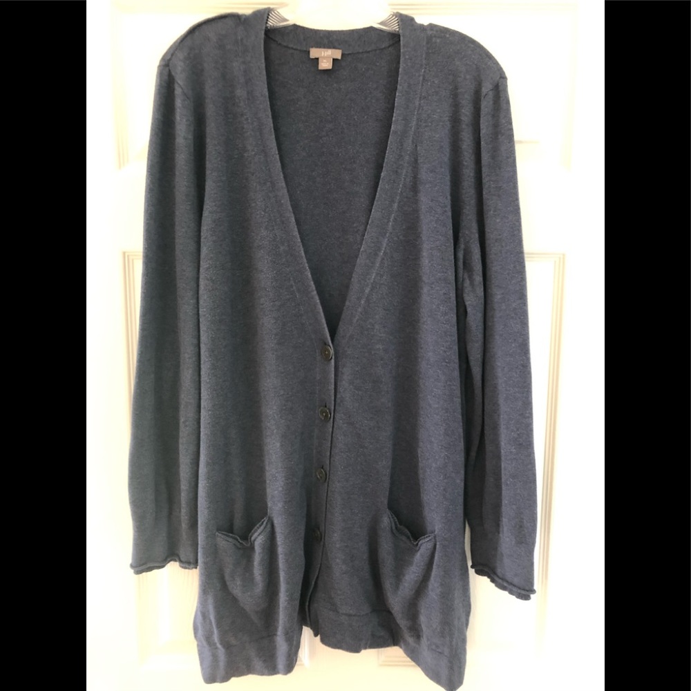 J. Jill long blue cardigan